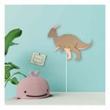 De tjalle et jaspe - applique dinosaure parasaurolopus - bois - afbeelding 4