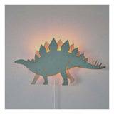De Tjalle et Jasper - applique dinosaure stégosaure - bois - afbeelding 3