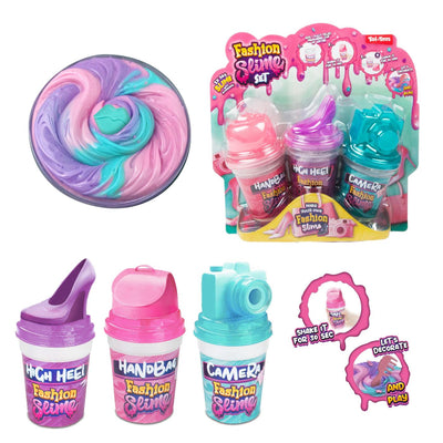 Toi-toys ensemble de slime moelleux à la mode avec accessoires