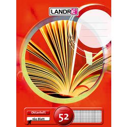 Carnet landré a6 rouge 32 feuilles