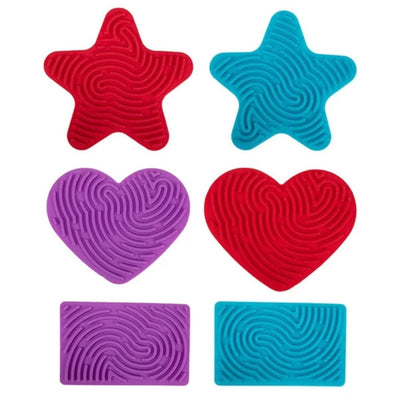 Curly Board Groot 12 Cords 17x11x1 cm 6 Assorti
