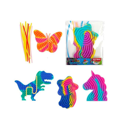 Toi-toys mini planche bouclée amusante avec 10 cordes