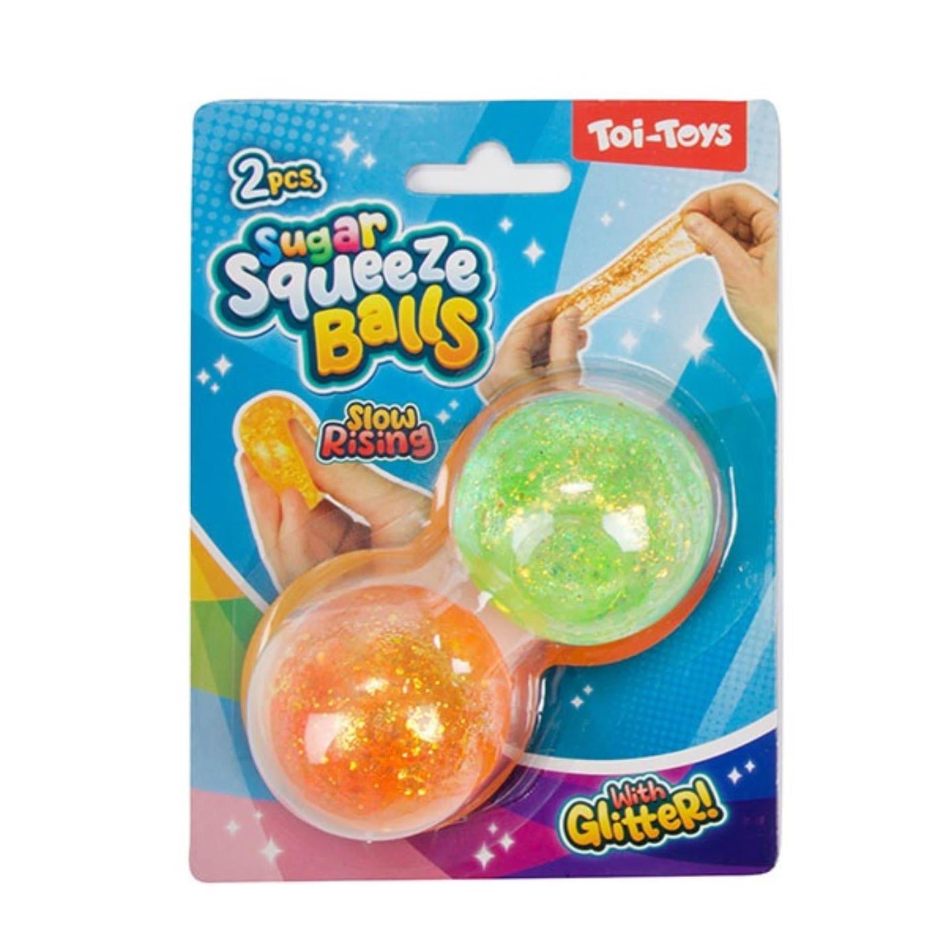 Toi-toys toi toys fun squeeze balle sucre ø4cm 2 pièces