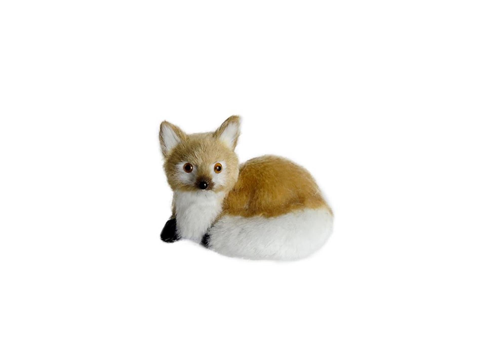 Maison de la nature statue renard 7cm troupeau