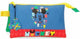 Jim Jam trousse à crayons Mickey Mouse Pen Case 3 compartiments 2 fermetures éclair