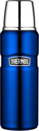Bouteille thermos king - 0,47 litre - bleu métallisé
