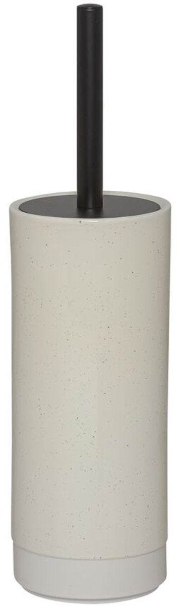Sealskin - sablon - brosse de toilette - brosse de toilette avec support - autoportante - blanc cassé