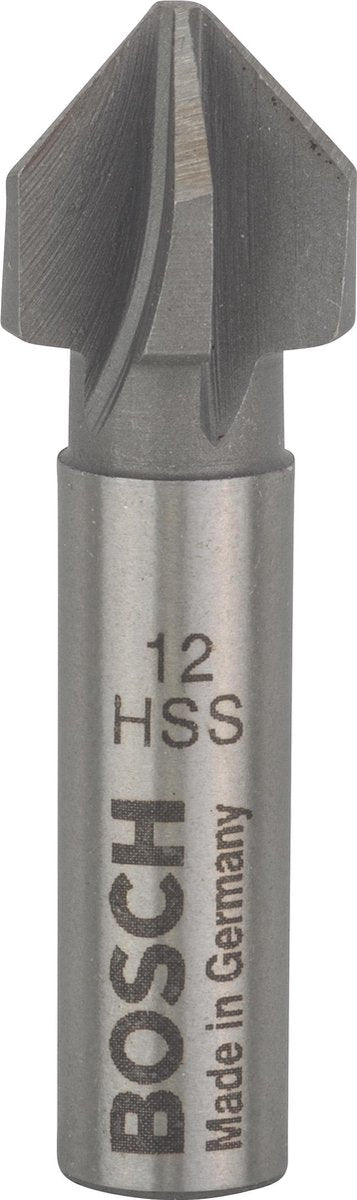 Bosch - foret à fraiser conique hss avec 5 plaques de perçage, DIN 335 12,0 mm, m6, 40 mm, 8 mm