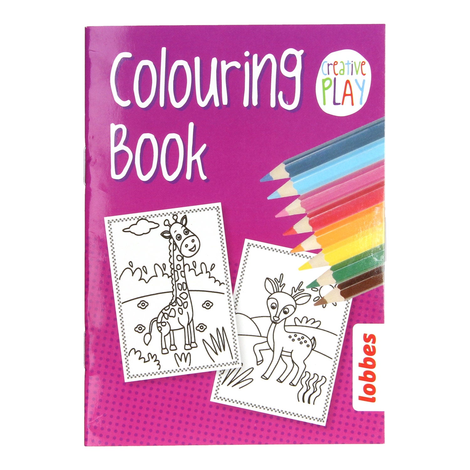 Lobbes distribue un livret de coloriage a6, 16 pages