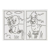 Lobbes distribue un livret de coloriage a6, 16 pages