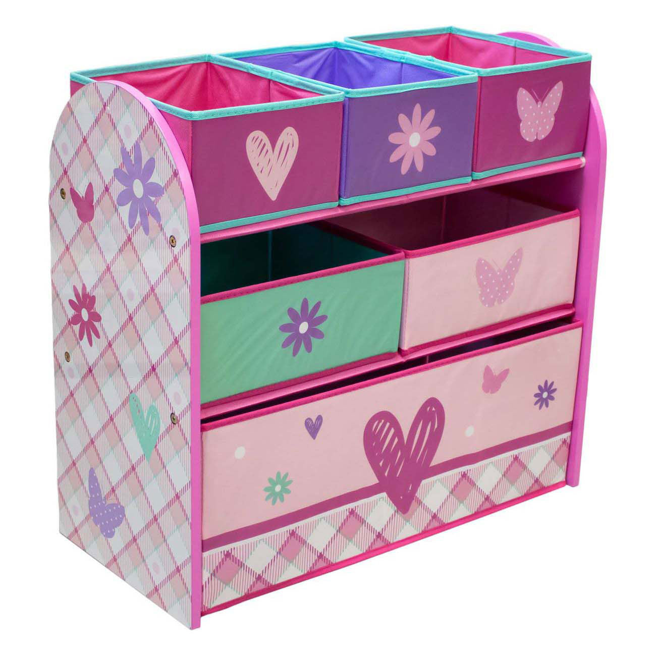 Armoire de rangement en bois, 62,5x29,5x60cm