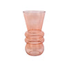 House of nature vase balatan verre 25cm rose