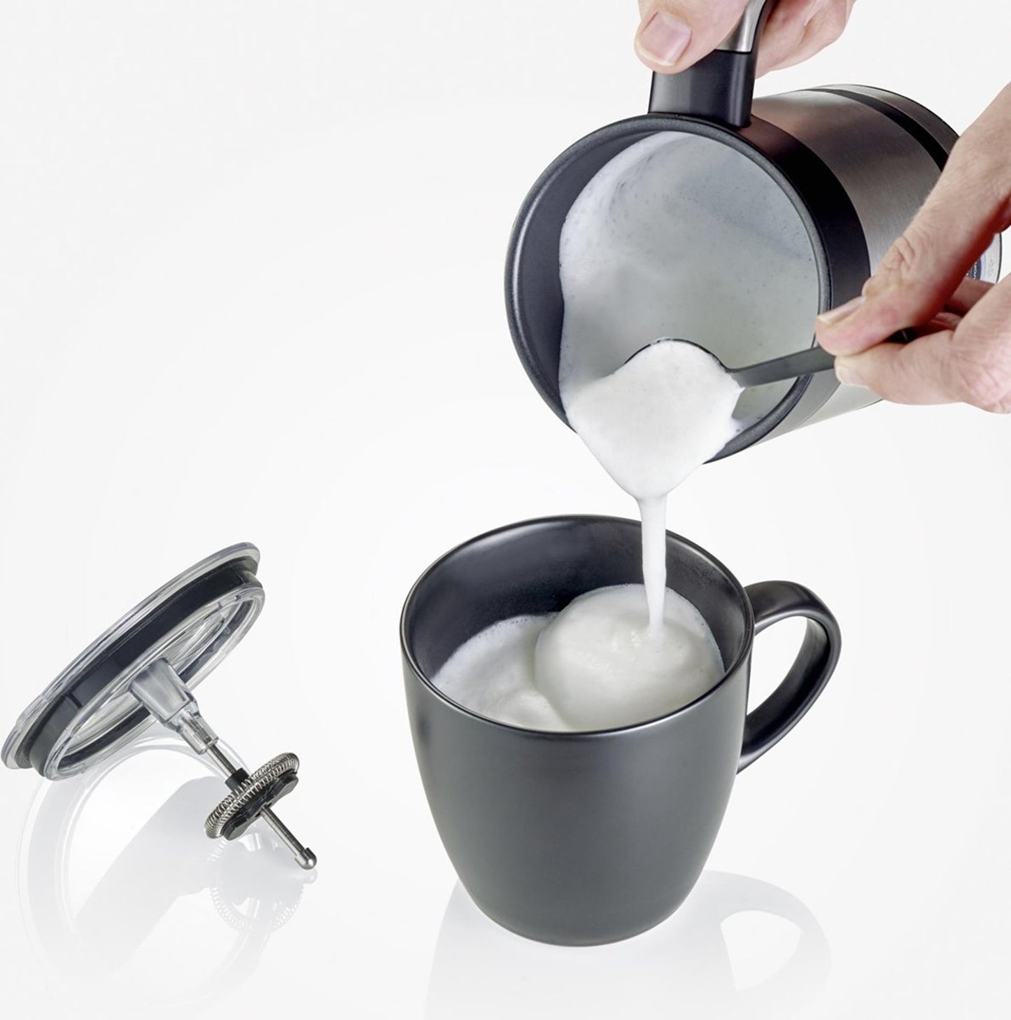 Severin Milk frother 450W 200 ml en acier inoxydable SM 3584