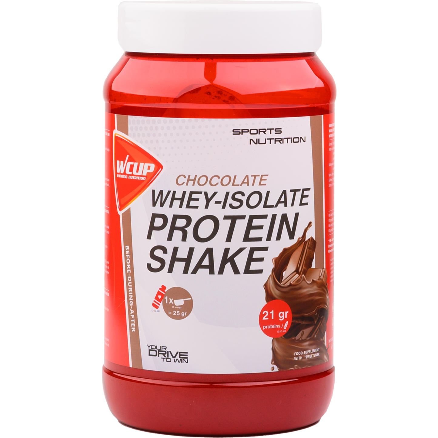 WCUP - Whey Isolat Protein Shake Chocolate 600 grammes