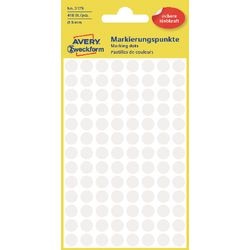 Points de marquage avery 3175 blanc 8mm