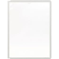 Panneaux de visualisation durables 560610 gris 5 pièces