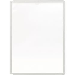 Panneaux de visualisation durables 560610 gris 5 pièces