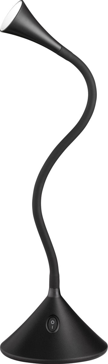 Rl live your light reality viper - lampe de table - lampe de bureau - noir - incl. 1x smd 3w - flexible - adapté au montage mural