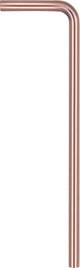 Tube de sol Differnz cuivre rouge - acier inoxydable durable - ø 32 mm - 750 x 220 mm