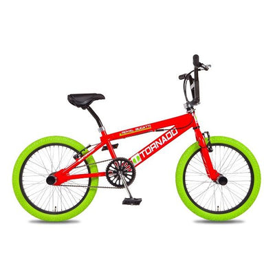 Royal Freestyle 20 Royal Bugatti rouge avec des pneus verts