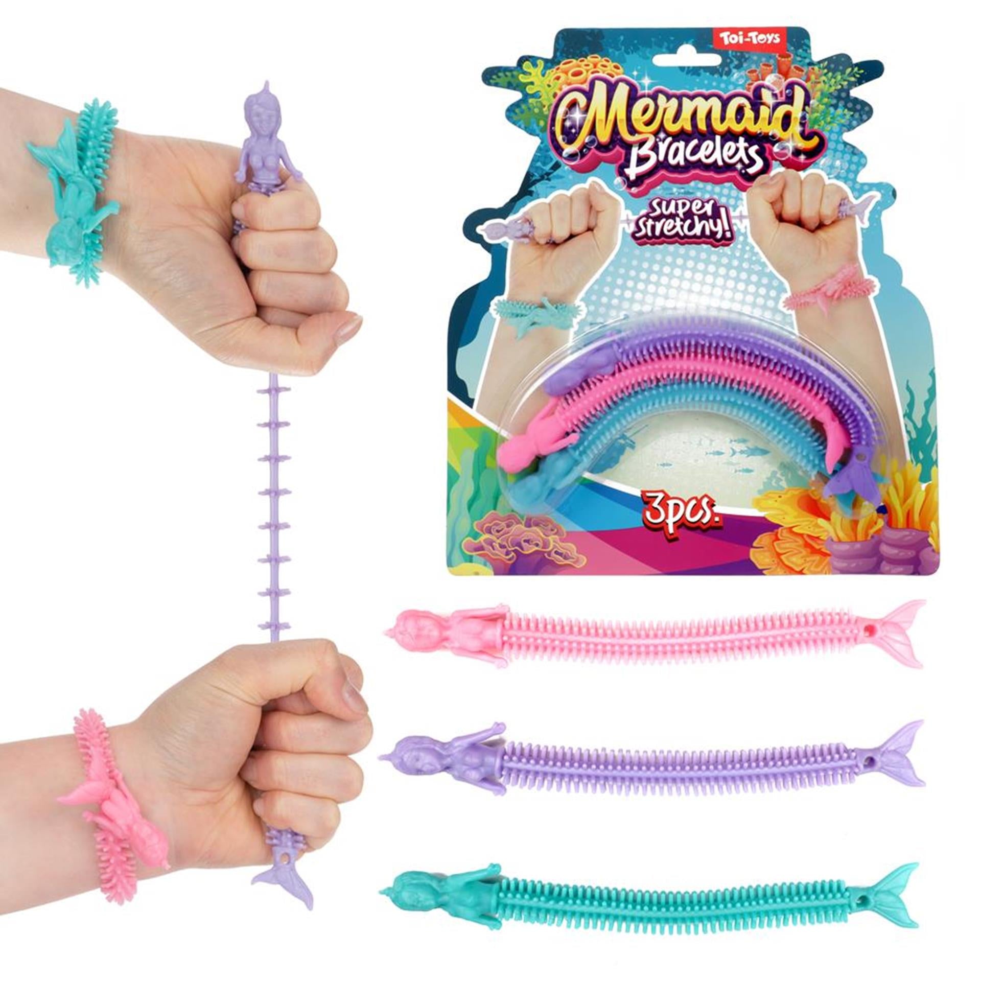 Bracelets Bungee Sirène 3 pièces