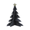 Maison de la nature déco sapin de Noël papier 28cm noir