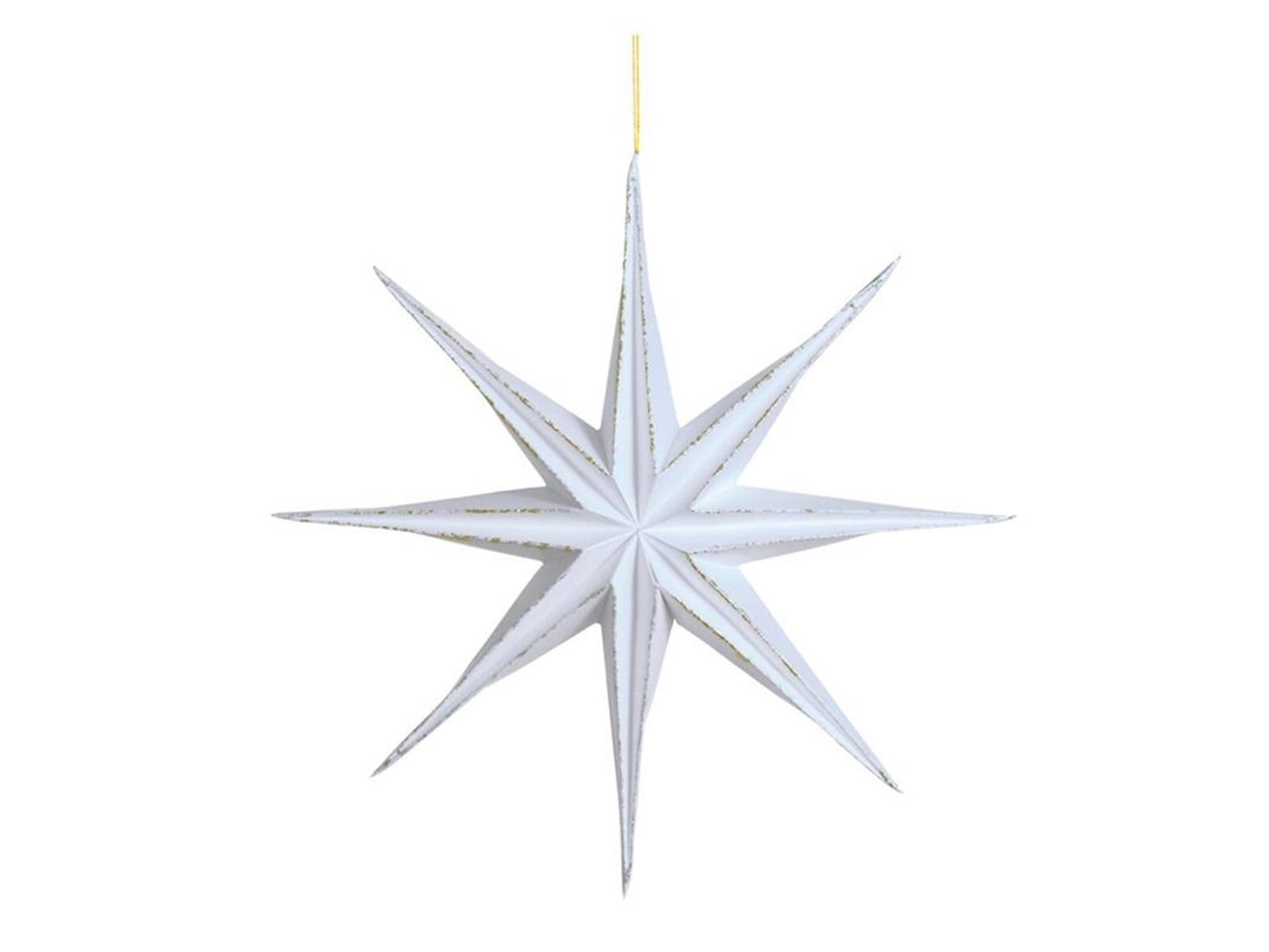 Maison de la nature suspension étoile papier ø28cm blanc