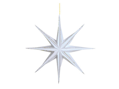 Maison de la nature suspension étoile papier ø28cm blanc
