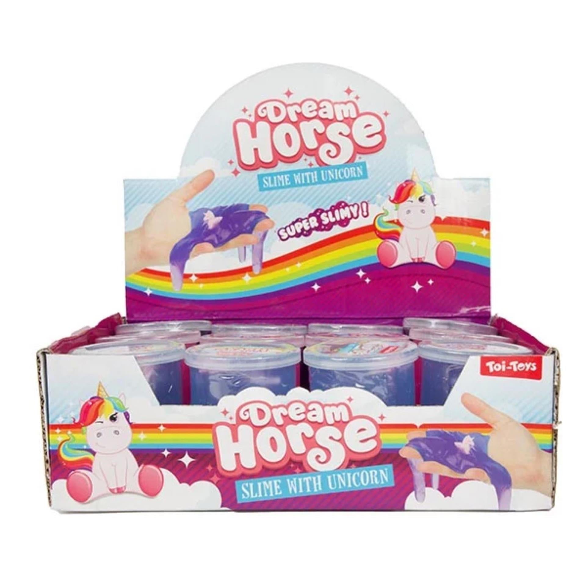 Mastic de cheval de rêve avec licorne