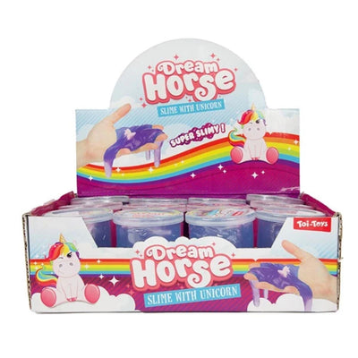 Mastic de cheval de rêve avec licorne