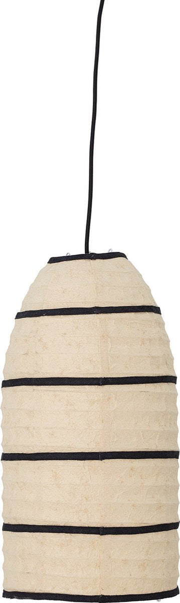 Bloomingville - lampe suspendue larrin - beige - papier