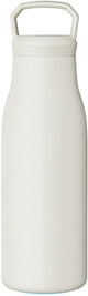 Bouteille thermos kozie sans marque sans marque 360 ml – acier inoxydable – isolation à double paroi – beige crème – gourde étanche