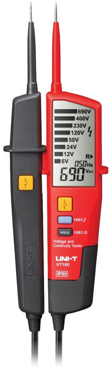 Compteur universel Uni-t, testeur de tension et de phase, ut18d