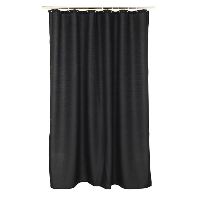 Wicotex rideau de douche jacquard 180x200cm noir