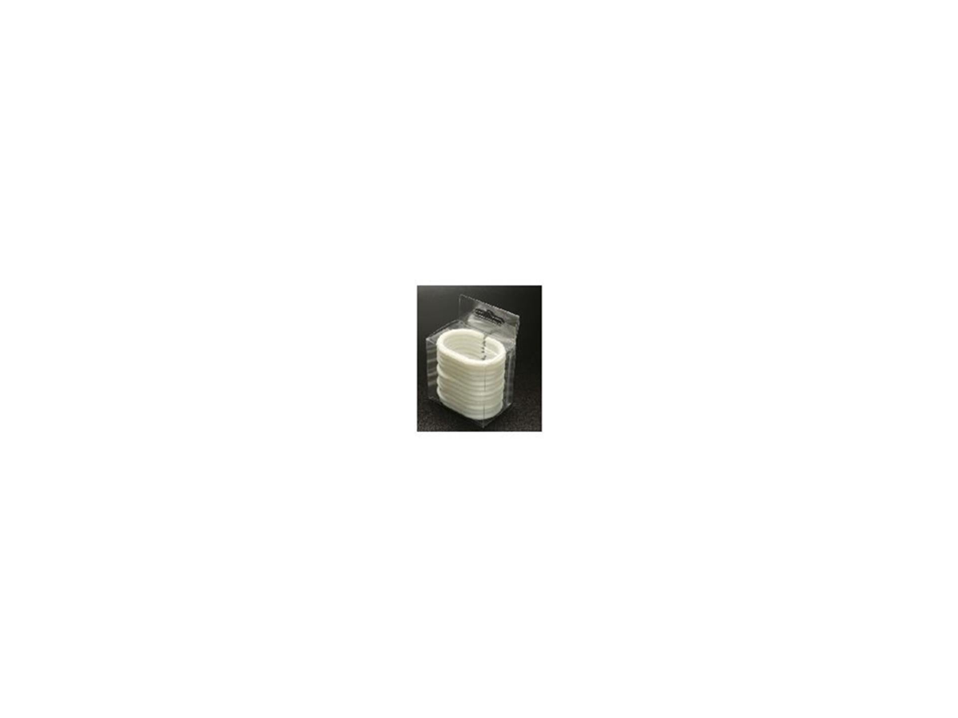 Anneaux de rideau de douche Wicotex 5,5x4cm paquet de 12 pièces