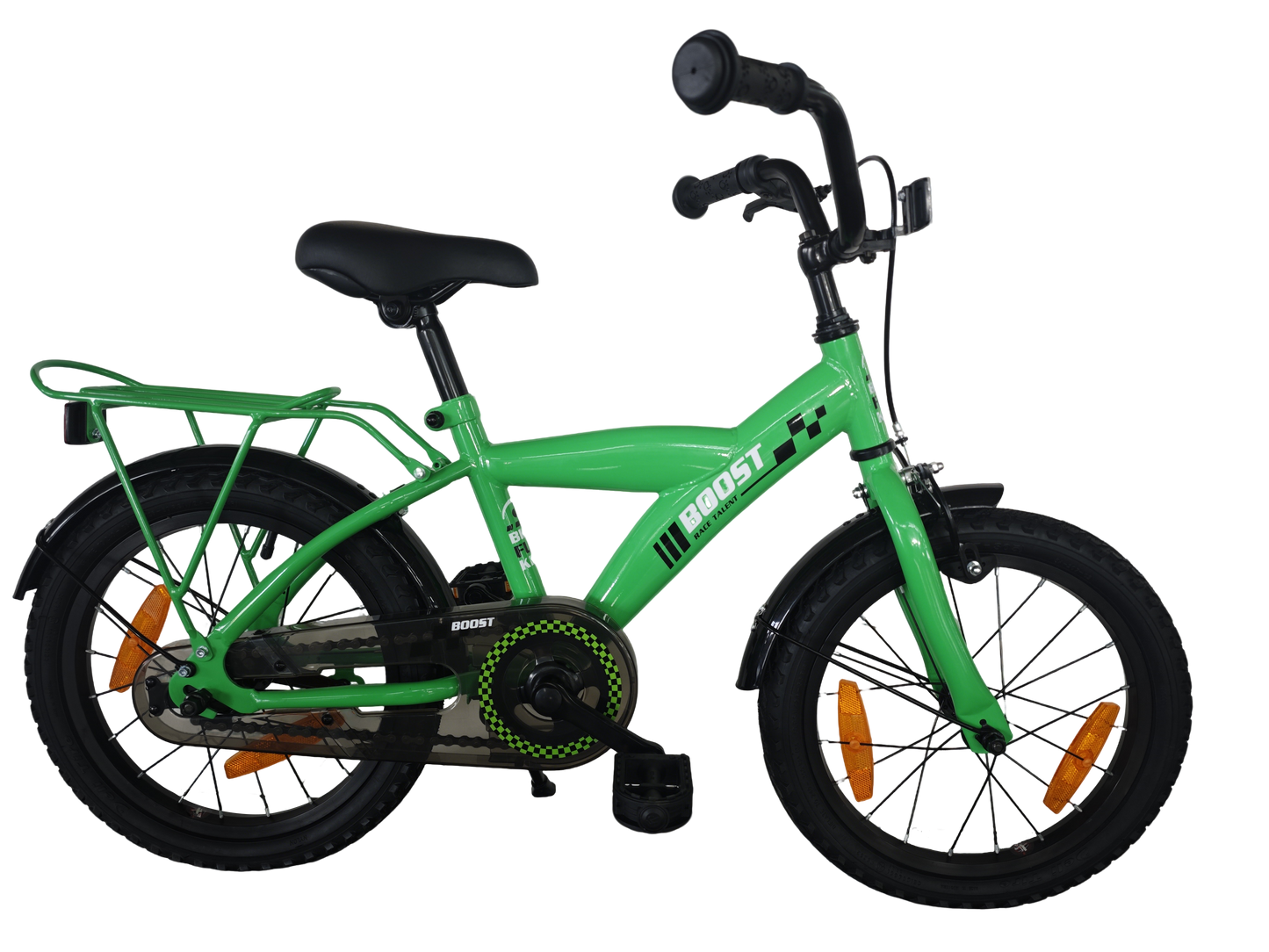 Vélo pour enfants Bikefun boost 16 pouces avec moyeu de frein - vert