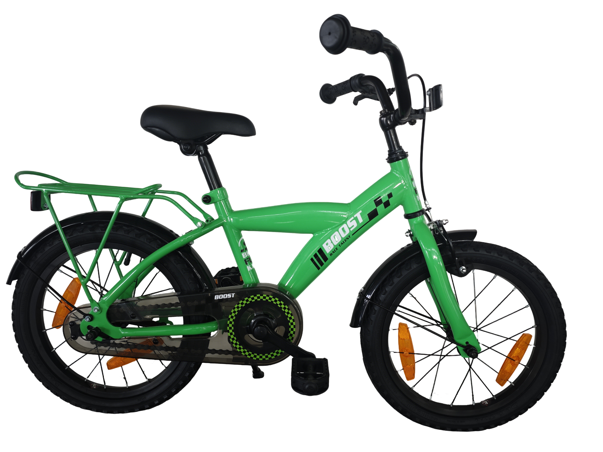 Vélo pour enfants Bikefun boost 16 pouces avec moyeu de frein - vert
