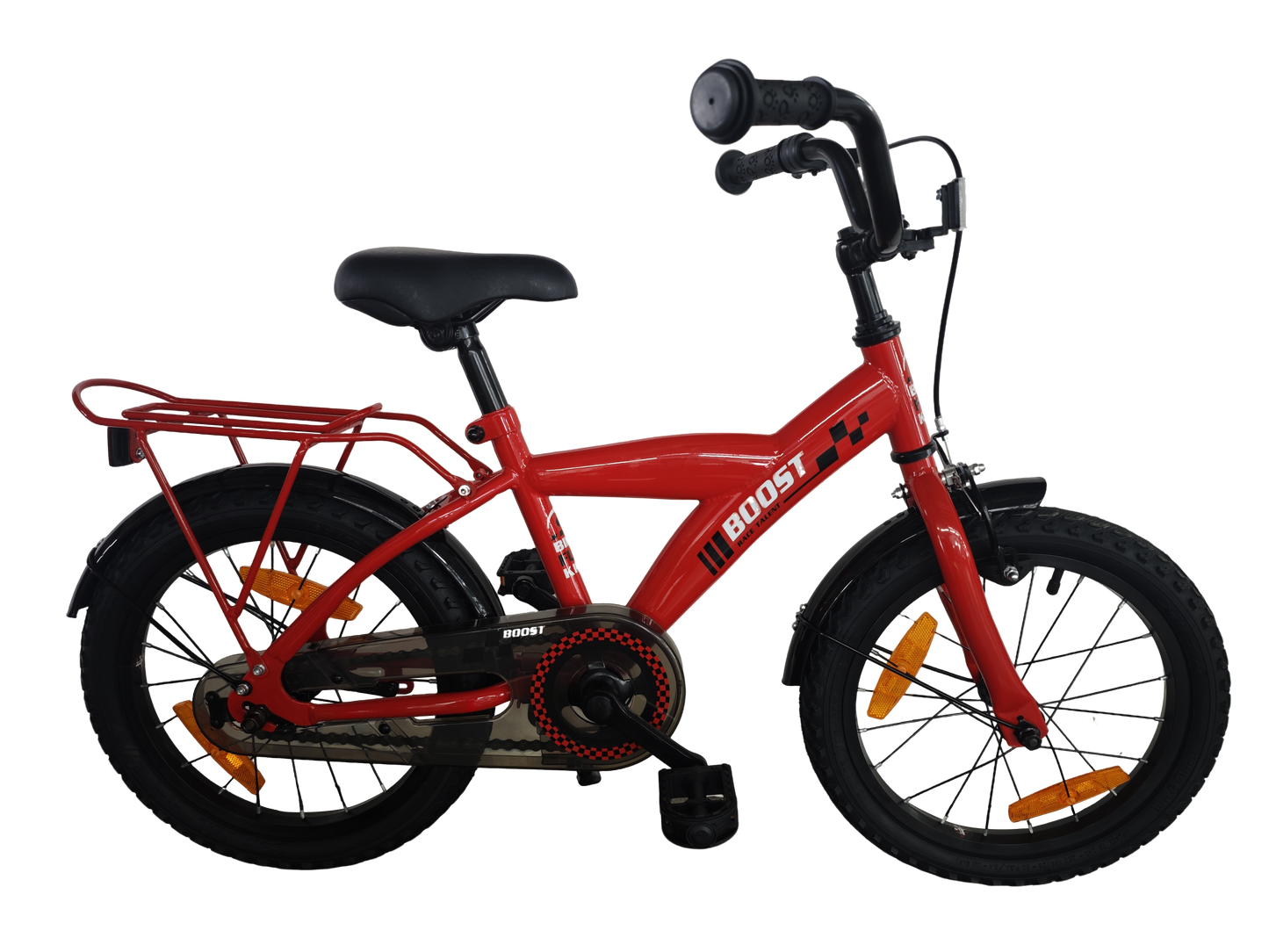 Vélo enfant Bikefun boost 16 pouces avec moyeu de frein - rouge