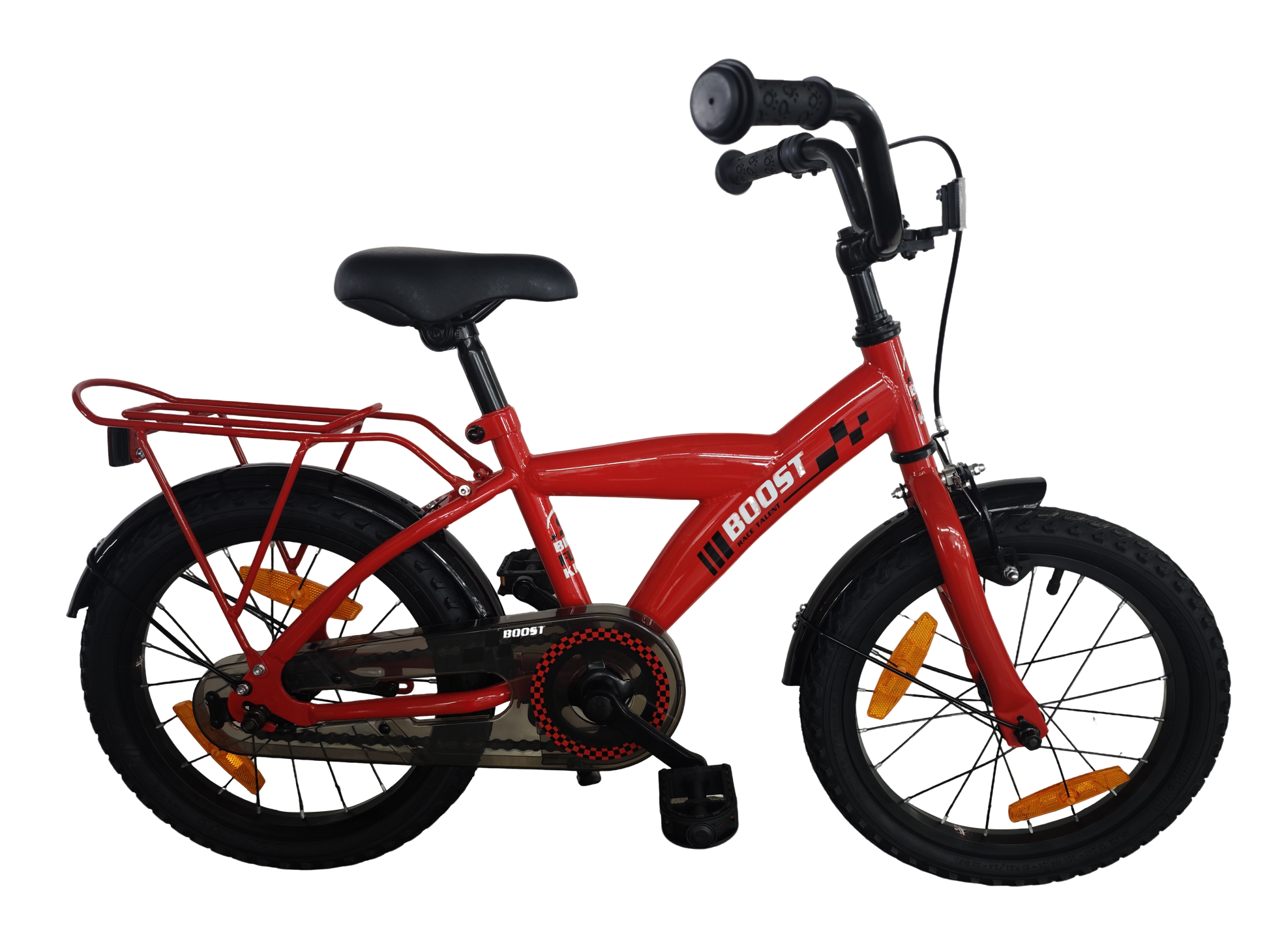 Vélo enfant Bikefun boost 16 pouces avec moyeu de frein - rouge
