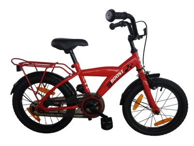 Vélo enfant Bikefun boost 16 pouces avec moyeu de frein - rouge