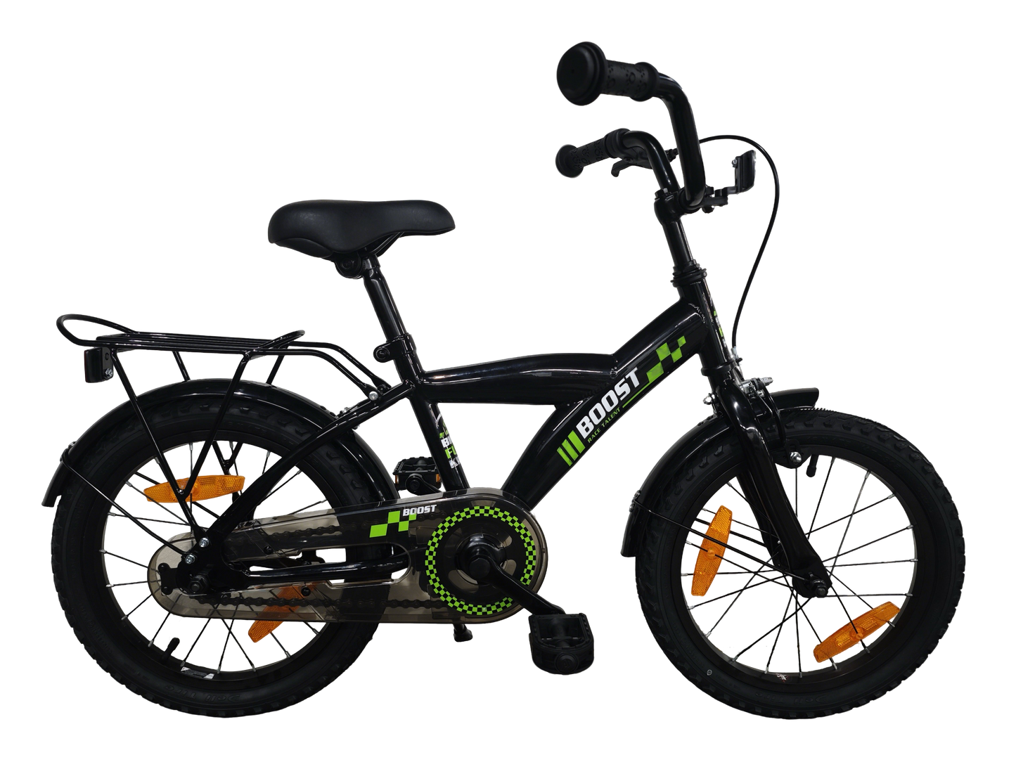 Vélo pour enfants Bikefun boost 16 pouces avec moyeu de frein - noir