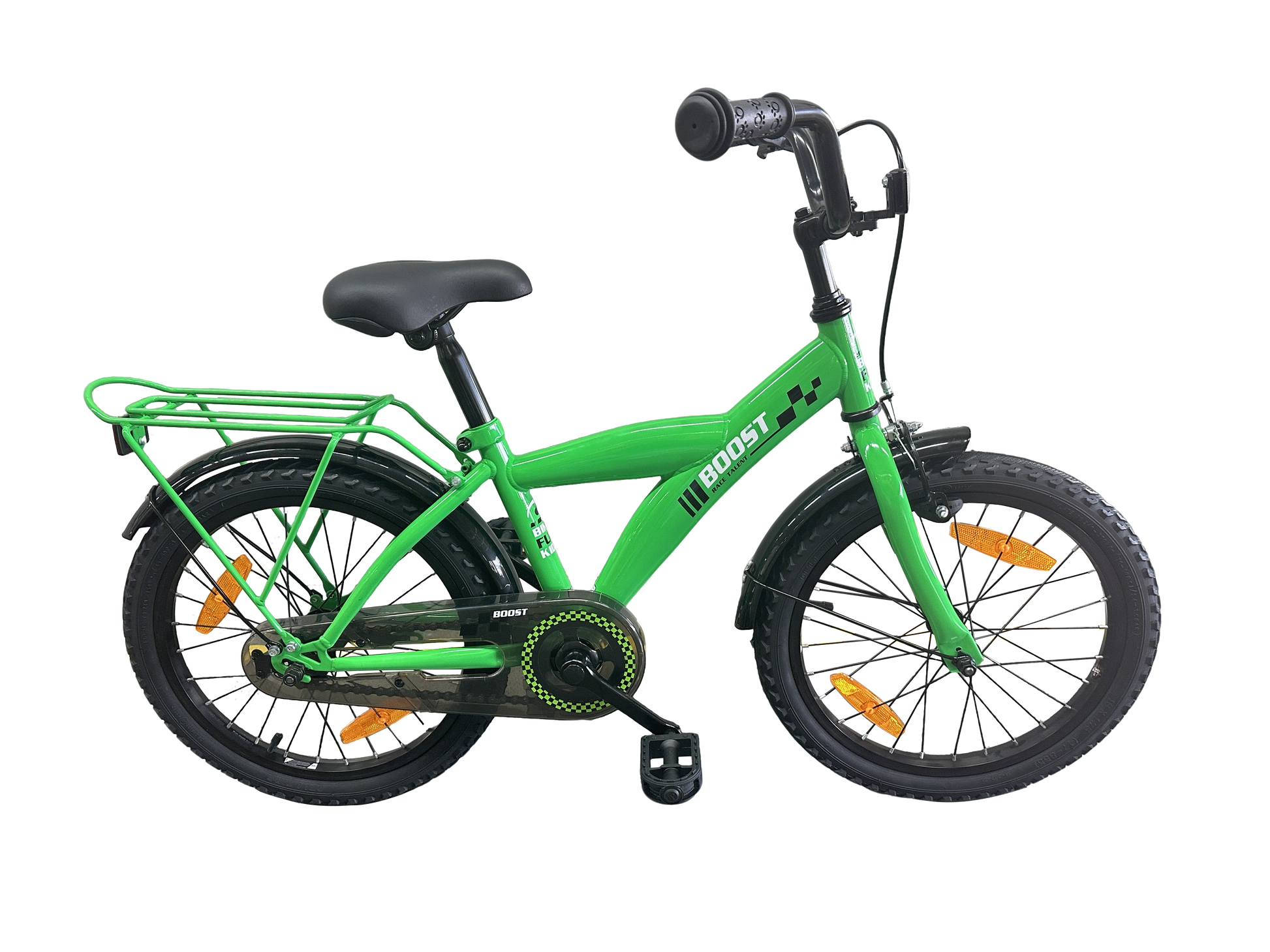 Vélo enfant Bikefun boost 18 pouces avec moyeu de frein - vert