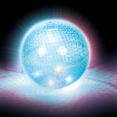 Toi-toys balle rebondissante néon avec lumière 10cm