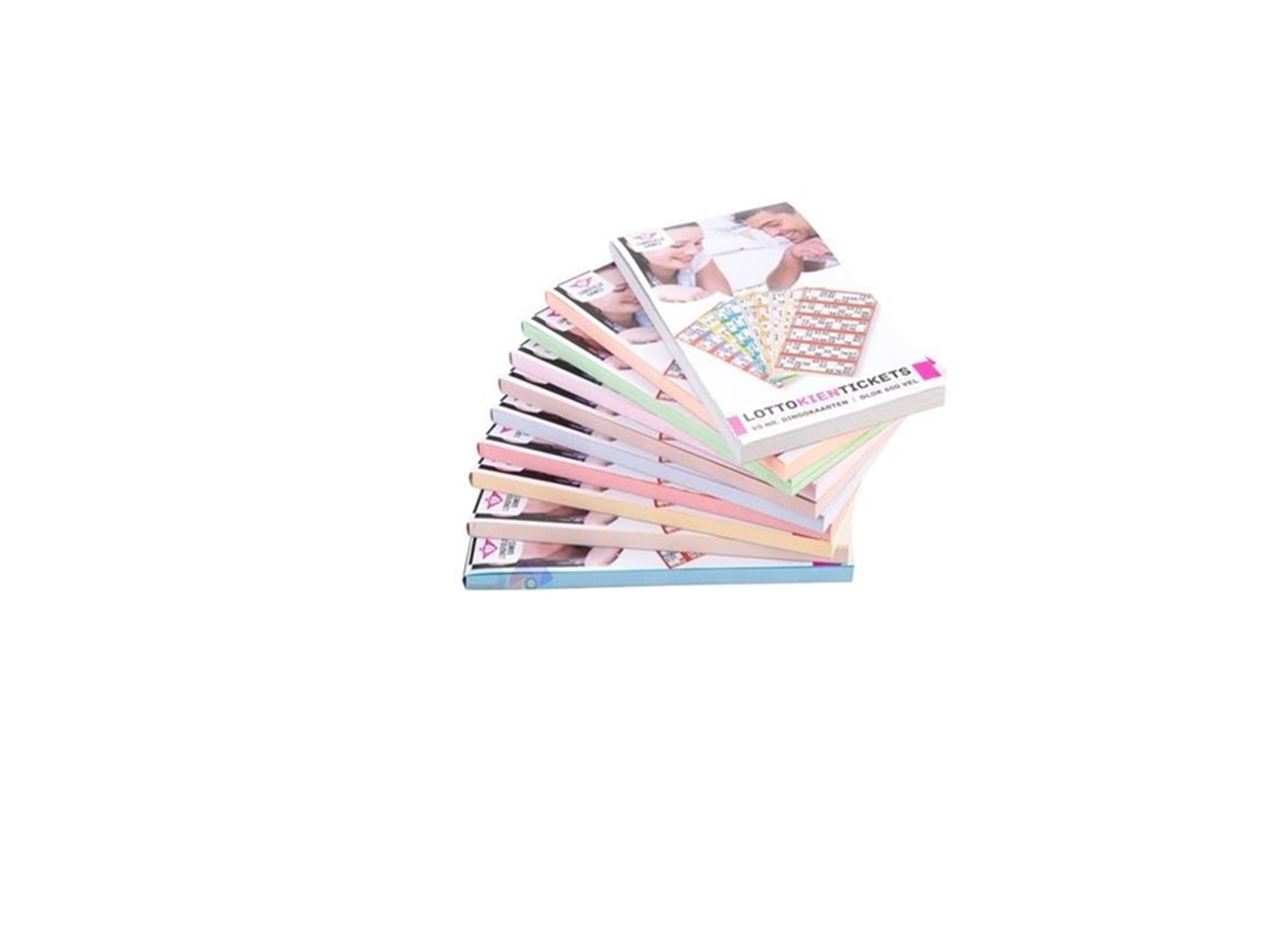 Cartes de bingo 100 feuilles, 600 billets