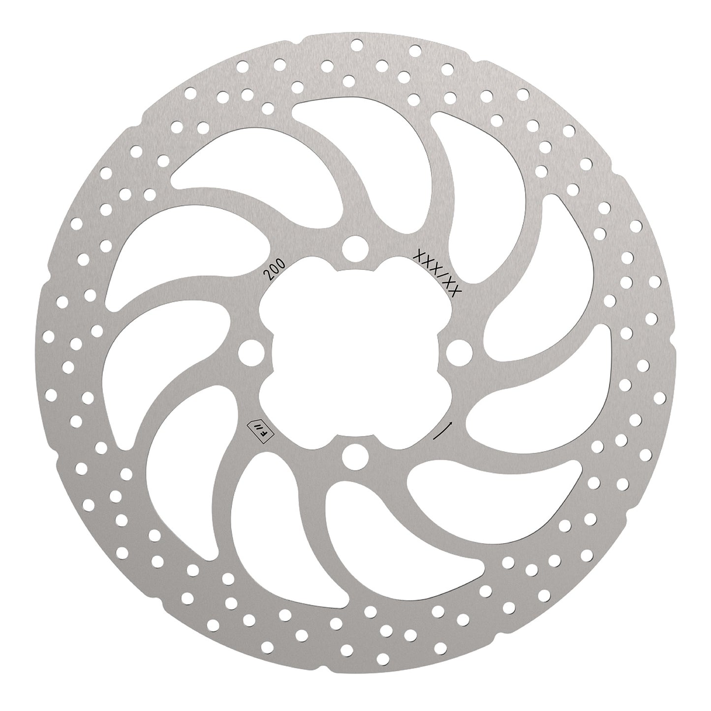 Moyeu de vitesse Fahrwerker Rohloff, disque de frein 200 mm