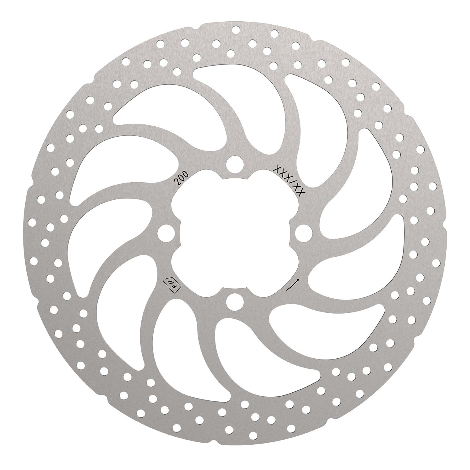 Moyeu de vitesse Fahrwerker Rohloff, disque de frein 200 mm