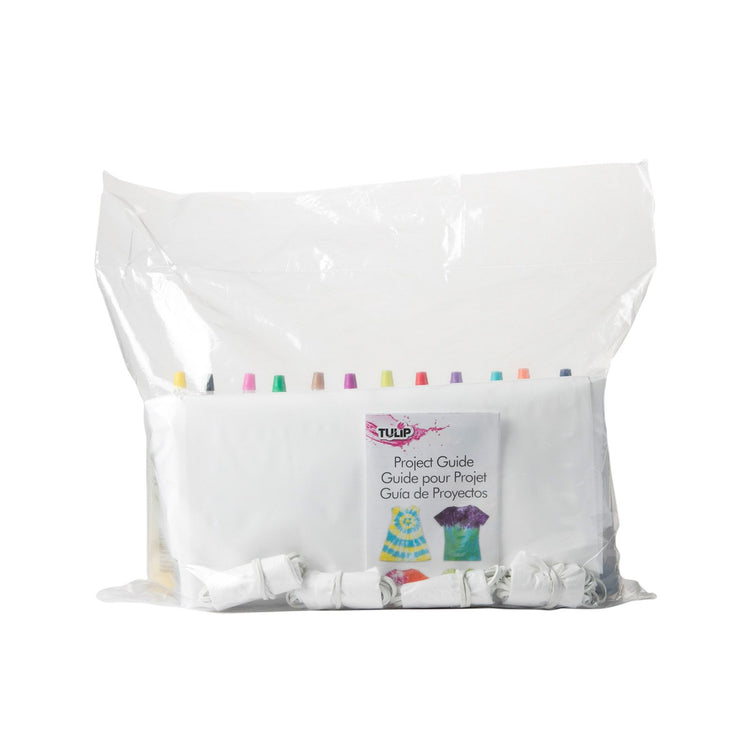 Tulipe tie-dye en une étape tulipe • kit de fête tie-dye 12 couleurs