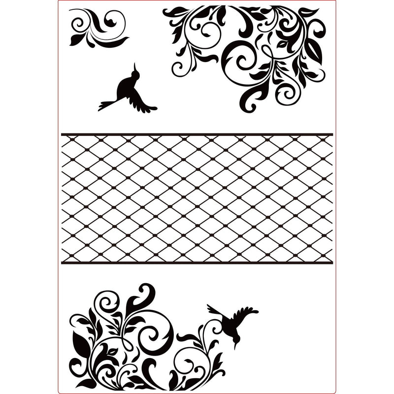 Vaessen creative • triptyque de dossier de gaufrage
