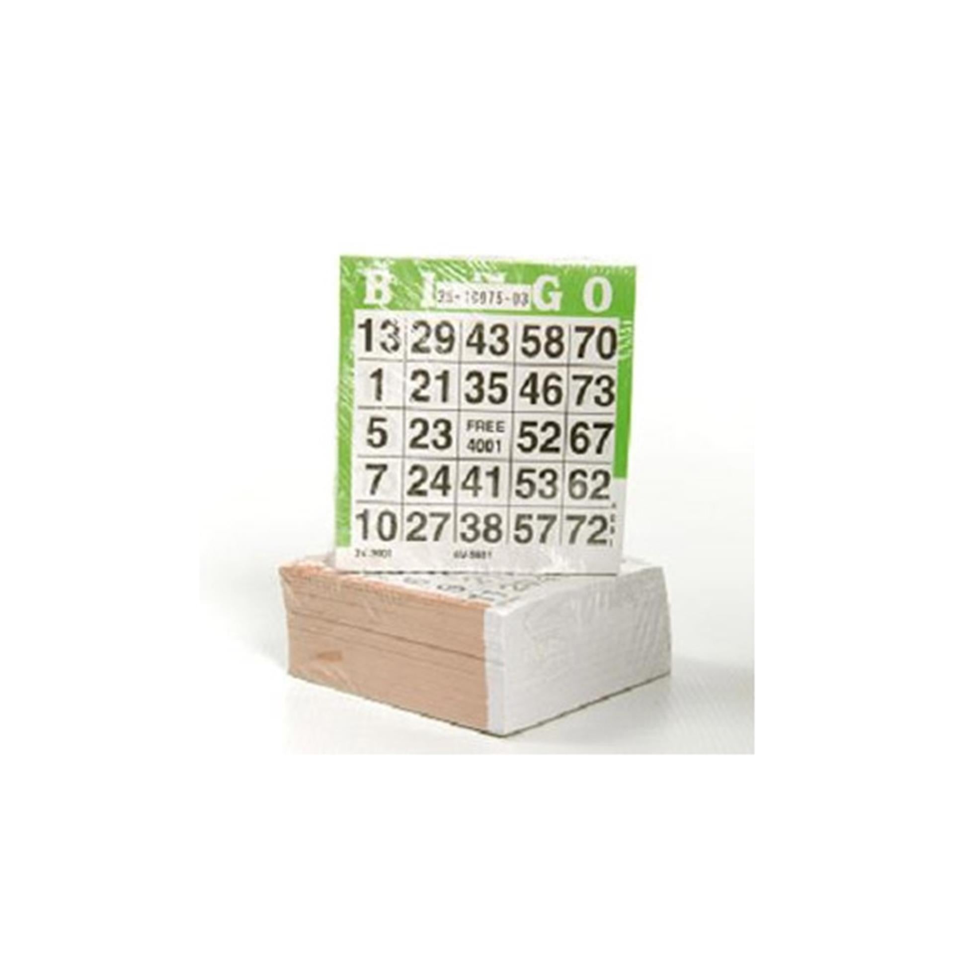 Cartes de bingo, 500e.