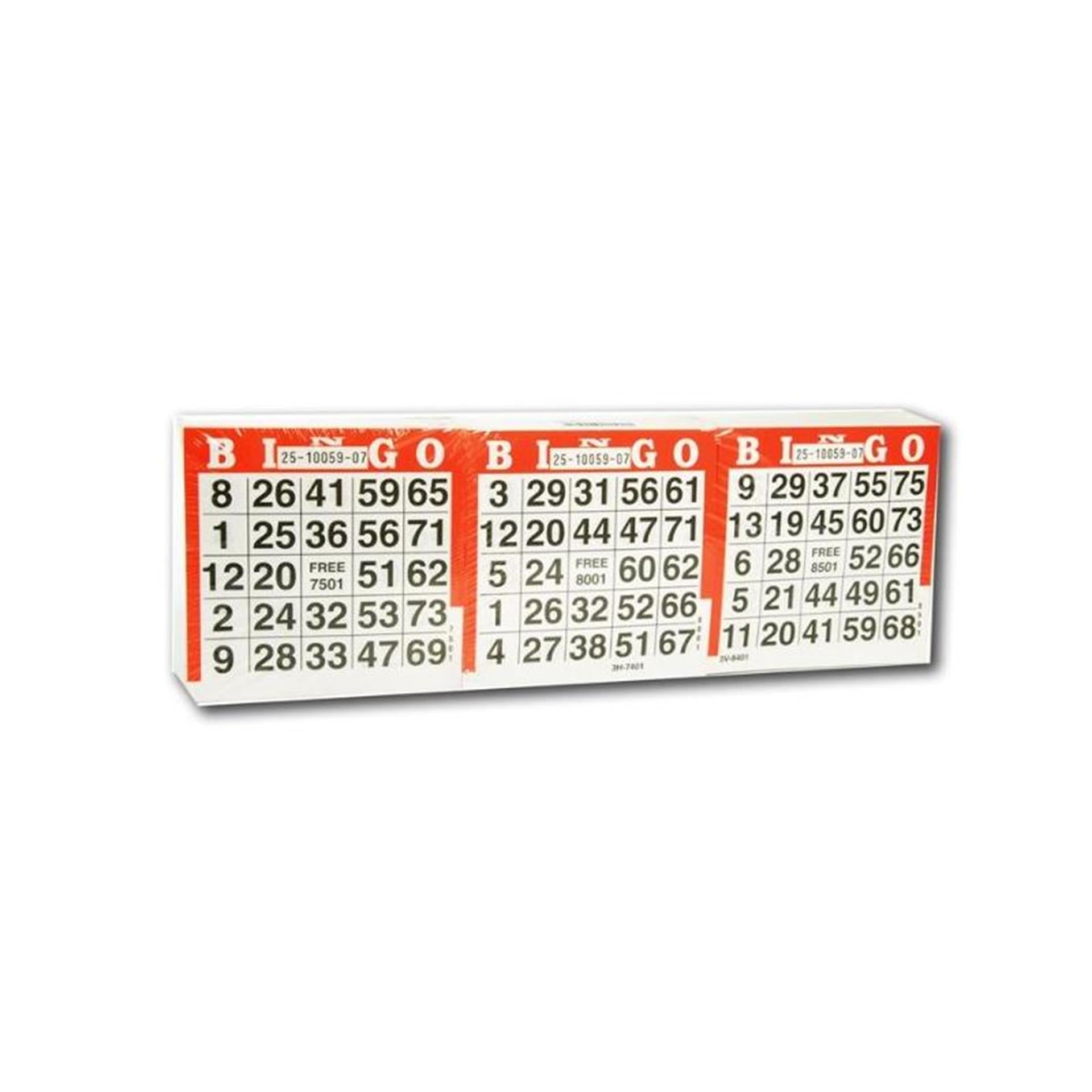 Cartes de bingo Engelhart 1500 feuilles